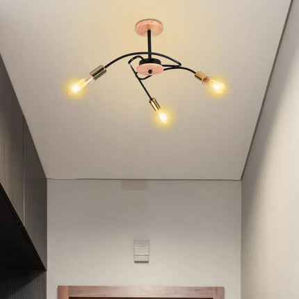 Lustre suspension style industriel moderne pour intérieur élégant — LZ4XJ7