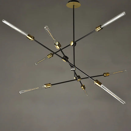 Lustre tube en verre au design nordique pour intérieur — LZ4X9P2