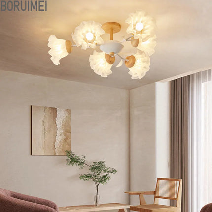 Plafonnier moderne avec télécommande pour intérieur élégant — LZ4X9J