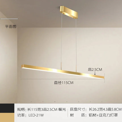 Suspension en cuivre avec bande dorée pour décoration intérieure — LZ4X9T2
