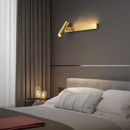 Applique murale LED minimaliste avec spot Irvinne — LZ4X9Q