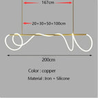 Lumière neutre 4000K / Or 200 cm