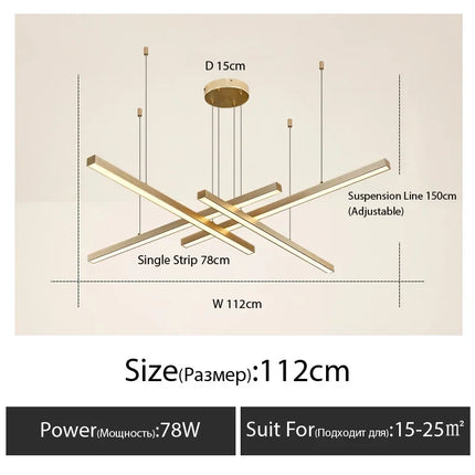 Plafonnier LED suspendu au design nordique moderne pour intérieur — LZ4X9QJ