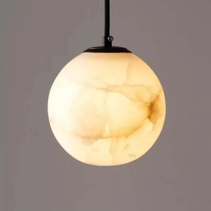 Suspension nordique en marbre avec boule suspendue élégante — LZ4XJ9