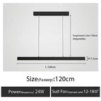 1 Mot-l120cm / Lumière chaude 3000k
