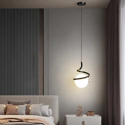 Suspension en verre avec cordon réglable au design créatif — LZ4X7M