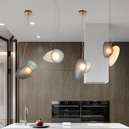 Lustre en verre d'art nordique pour intérieur et éclairage — LZ4N7Q2F