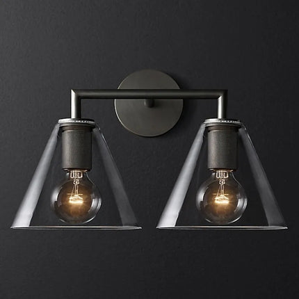 Applique murale rétro américaine en verre avec éclairage LED intégré — LZ4X9P2Q