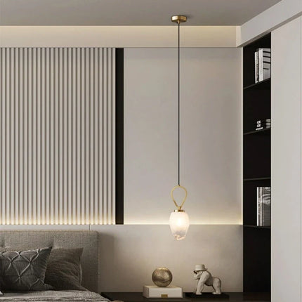 Lustre suspendu réglable en laiton pour cuisine et restaurant — LZ4Q8M