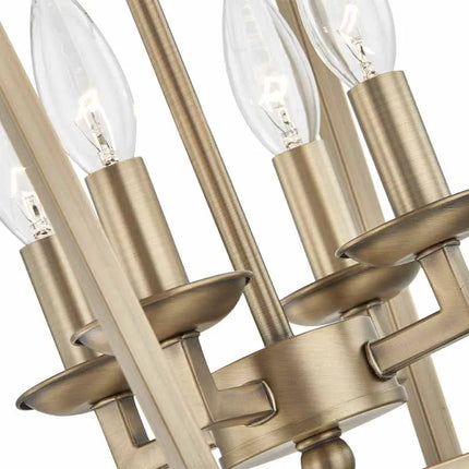 Suspension LED cage à oiseaux finition dorée — LZ4X9P