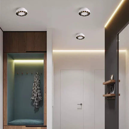 Plafonnier spot LED anti-éblouissement à anneau pliable monté sur surface — LZ4XJ9