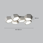A blanc 6 lumières 54W