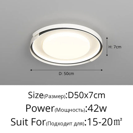 Plafonnier LED moderne à intensité variable pour intérieur — LZ4X7Q9