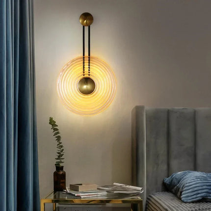 Applique murale LED nordique à ondulations au design moderne et épuré — LZ4X9T2
