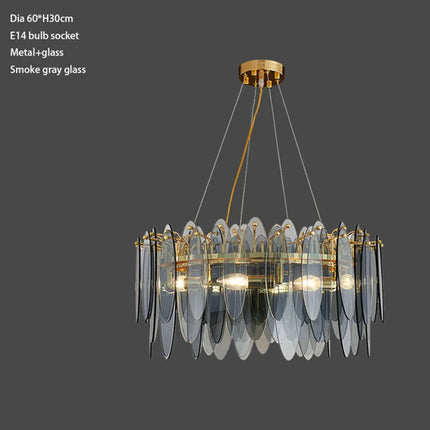 Lustre en verre au design nordique pour décoration intérieure — LZ4X9P
