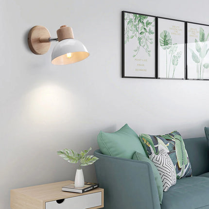 applique murale nordique en bois style mignon et moderne