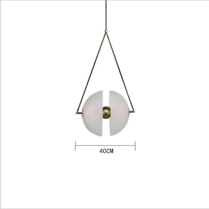 Suspension nordique en verre pour décoration loft et restaurant — LZ4X9T2