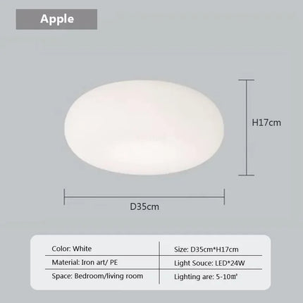 Lampe de chevet lumineuse au design nordique moderne — LZ3F9X