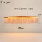 Or rose L150cm / Feu tricolore