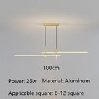 Doré 100cm / Blanc chaud 3000K