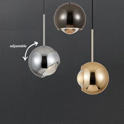 Suspension LED ronde avec angle réglable design moderne — LZ4P9X