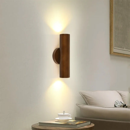 Applique murale LED en bois pour décoration intérieure et extérieure — LZ4X9P2