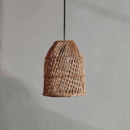 Suspension Bambou rotin lumière lampara Techo bambou paille lustre lumière décoration de la maison Art déco plafond suspension lustre