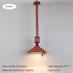 Dia35,5cm marron / Lumière naturelle