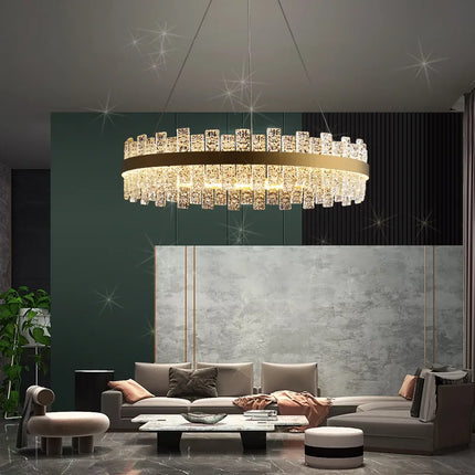 Suspension nordique en verre cristal au design moderne et élégant — LZ4X9P
