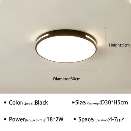 plafonnier led ultra mince design moderne pour intérieur