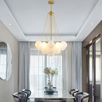 Suspension en verre au design nordique pour décoration intérieure de luxe — LZ4X9T2