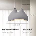 Gris ciment / Lumière chaude 3000K