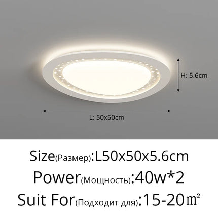 Lustre LED moderne galets style gypsophile avec protection des yeux — LZ4X9T1