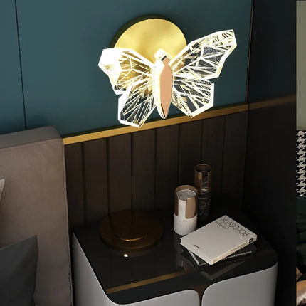 Applique murale LED papillon pour décoration intérieure moderne — LZ4X9P2