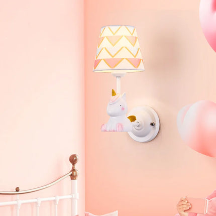 Applique murale enfant décor ours, licorne et pégase — LZ4N7Q2