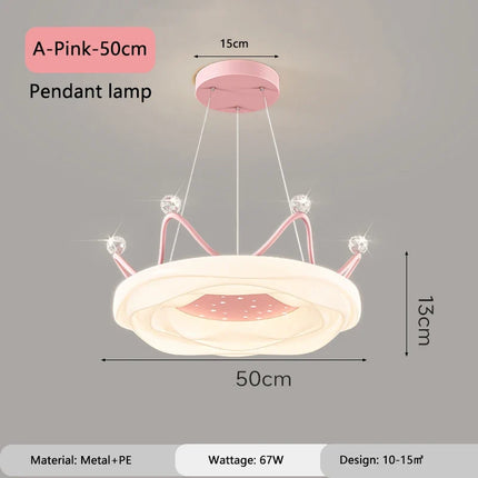 Lustre couronne romantique pour chambre enfant — LZ4P9XQ