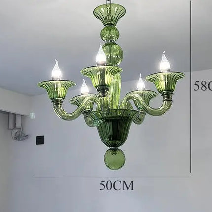 Lustre LED en cristal pour décoration intérieure élégante — LZ4X9P