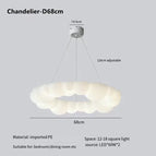 Lampe suspendue 68cm / AC110V / Trois couleurs