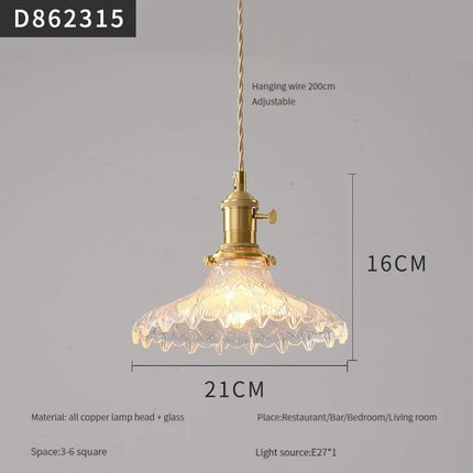 suspension moderne en laiton et verre pour intérieur