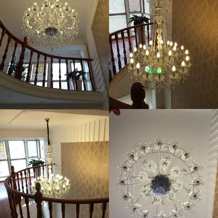 Lustre en cristal de luxe pour hôtels et projets d’éclairage — LZ7XQ2