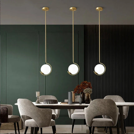 Suspension LED en verre au design moderne pour intérieur — LZ4X9Q2