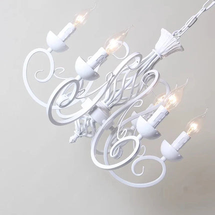 Lustre campagne moderne à 6 lumières pour intérieur — LZ4G7D9