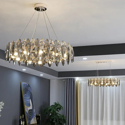 Lustre moderne en cristal pour décoration intérieure 2024 — LZ4X9B