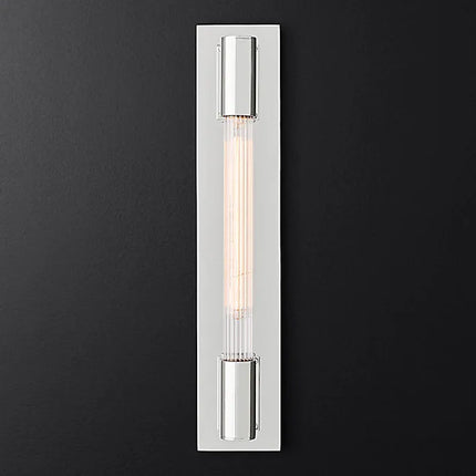 applique murale led rétro en cuivre chrome noir décorative pour intérieur
