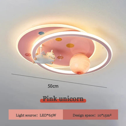 Plafonnier moderne licorne et pégase pour chambre d’enfant — LZ4X9P2