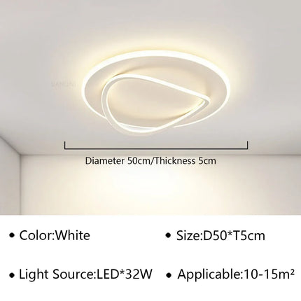 Plafonnier LED moderne pour décoration intérieure élégante — LZ4X9P2