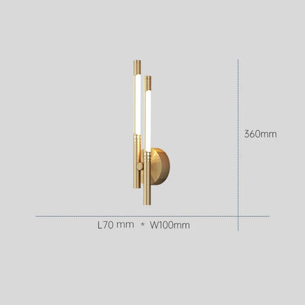 Applique murale LED au design moderne et minimaliste pour intérieur élégant — LZ4X9P2