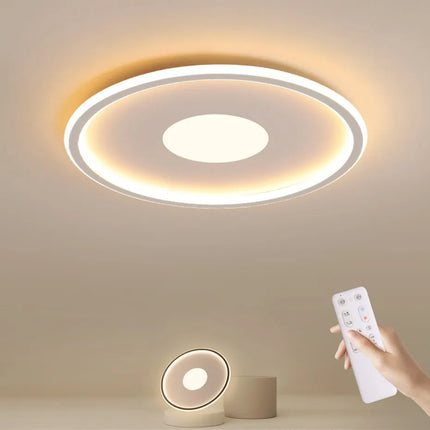Plafonnier LED rond ultra mince à montage en surface — LZ4N7Q2F