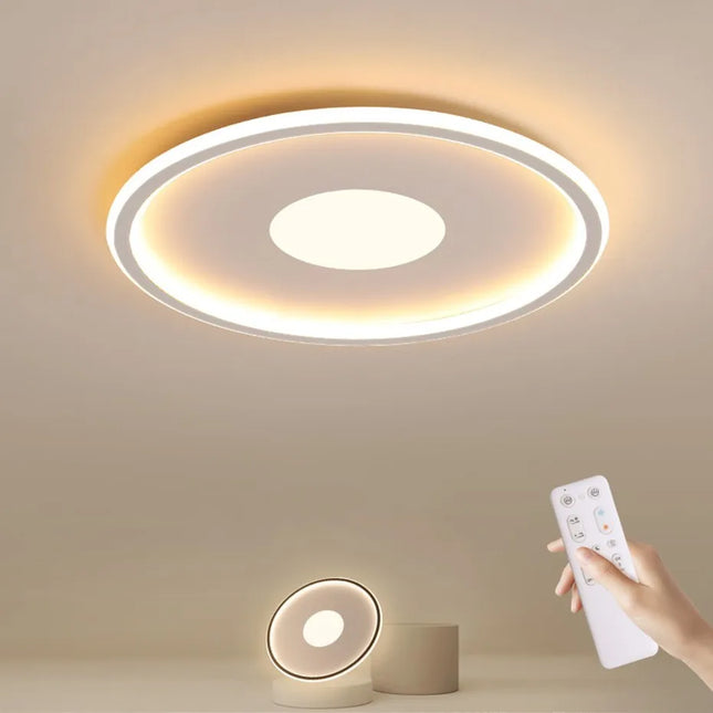 Plafonnier LED rond ultra mince à montage en surface — LZ4N7Q2F