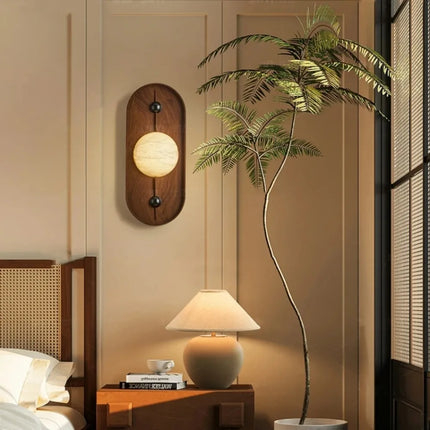 Applique murale LED rétro en marbre pour décoration moderne — LZ4T9XQ